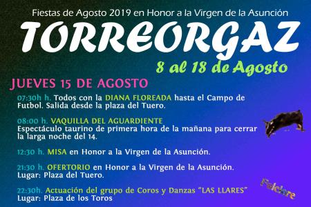 JUEVES 15 DE AGOSTO 2019