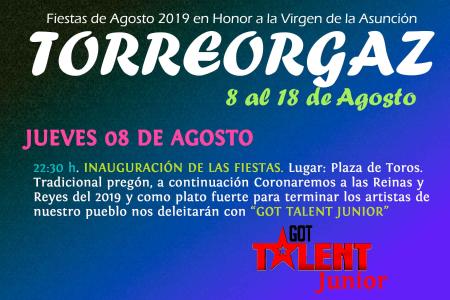 JUEVES 8 DE AGOSTO 2019