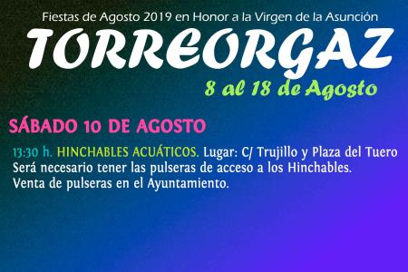 Sabado 10 de Agosto 2019 - Hinchables